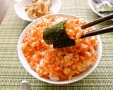 鮭トビ丼　（プチ丼）作り方3写真