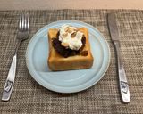 トーストに餡ホイップ♡作り方4写真