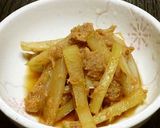 ＊ルクエdeエコ料理！大根皮きんぴら風＊作り方7写真