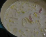 白菜とベーコンのミルクスープ作り方7写真
