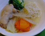 手羽元とビーフンのスープ鍋♪作り方5写真