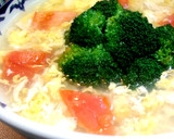 野菜のとろっと鶏玉子中華スープ作り方7写真