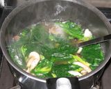 ほうれん草とキノコの食べるスープ♪作り方3写真