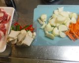 定食屋さんの味！肉野菜炒め作り方1写真