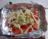 トマトとチーズのホイル焼き作り方4写真