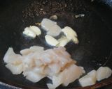 チンゲン菜とホタテのスープ炒め作り方1写真