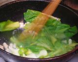 チンゲン菜とホタテのスープ炒め作り方2写真