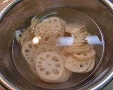 フープロで【レンコンの豚味噌挟み揚げ】♪作り方1写真