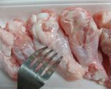 手羽元のキムチ漬け焼き作り方1写真