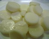 味しみしみ♡長芋の煮物作り方1写真