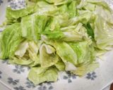 蒸しキャベツ豚肉載せ作り方4写真