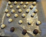 さくほろ♪まんまるクッキーのチョコサンド作り方5写真