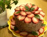 簡単♪チョコレートクリームのケーキ作り方14写真