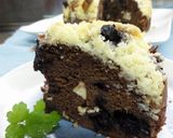 クリームチーズ入りクランブルベリーケーキ作り方12写真
