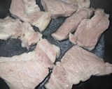 豚肉 野菜 茸のキム味噌煮込み作り方4写真