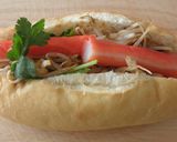 フランスパンでベトナム風味のサンドイッチ作り方6写真