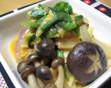 豚肉 野菜 茸のキム味噌煮込み作り方14写真