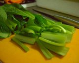 小松菜のあっさりとろーり煮。作り方2写真