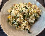 大根菜のピリ辛納豆チャーハン作り方4写真