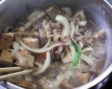 牛すき丼★厚揚げでかさまし（昆布つゆ）作り方2写真