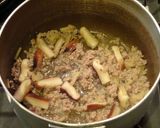 鶏ひき肉で*とろとろ～あんかけうどん*作り方3写真