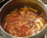 鶏ひき肉で*とろとろ～あんかけうどん*作り方5写真