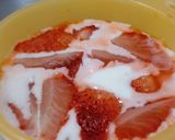 ★いちごミルクでとろとろ離乳食★作り方3写真