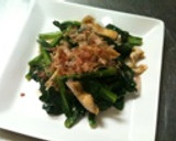 簡単♬ ☆小松菜と油揚げの炒め物☆作り方4写真