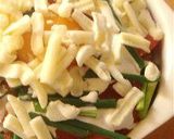 カレーが残ったら　カレーうどんグラタン♪作り方5写真