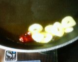 ウドとベ−コンがおいしいパスタ。作り方3写真