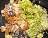 キャベツと厚揚げの甘麹炒め作り方3写真