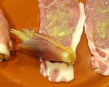 茗荷まるごと～豚肉巻き巻き★作り方5写真