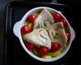 めかじきとジャガイモのほくほくハーブ焼き作り方4写真