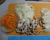 鯵のキノコ蒸し作り方1写真