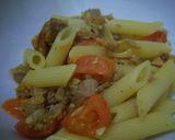 イタリア 簡単☆プチトマトとツナのパスタ作り方6写真