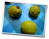 抹茶金時クリチぱん作り方3写真