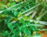節約！大根の葉の味噌炒め☆作り方1写真
