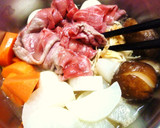 うどんスープで簡単☆　牛肉と野菜の煮物作り方6写真