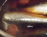 圧力鍋で骨までやわらか☆いわしの梅干煮作り方2写真