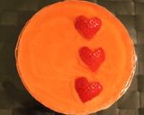 ホワイトチョコのレアチースいちごジュレ作り方12写真