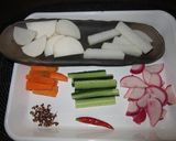 甘い＆辛い＆酸っぱい！台湾風漬けもの作り方1写真