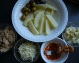 チュニジアの揚げパンサンド：フリカセ作り方3写真