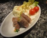 牛しゃぶ★サラダ♪胡麻ダレをかけて★作り方7写真