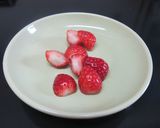 いちごとチョコのハートサンド作り方1写真