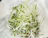 大根と胡瓜の梅サラダ作り方4写真