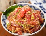 もっちり飴色🤩まぐろの和風酢みそユッケ🍶作り方4写真