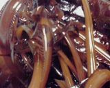 早採りワカメの茎の生姜醤油漬け作り方1写真