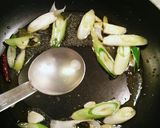 簡単 白ネギと鶏ハムのペペロンチーノ作り方4写真