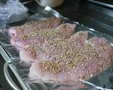 ヘルシー！！ささみのゴマ焼き♡♥作り方2写真