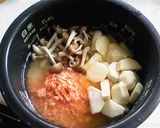 ✿鮭と里芋のバター風味炊き込みご飯✿作り方6写真